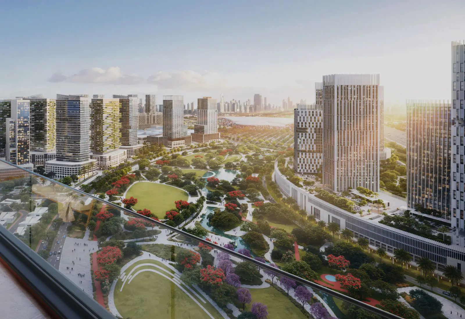 Milan Park View - Modern Community Development with Central Park